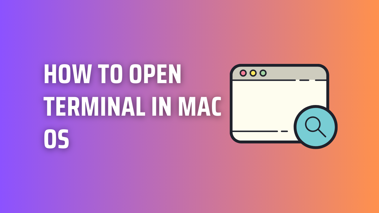 How to Open Terminal in Mac OS