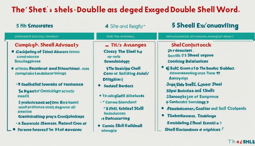 shell advantages and disadvantages